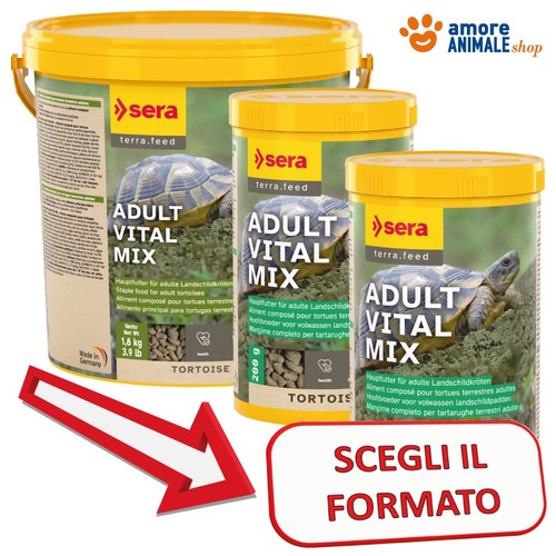 Sera tortoise adult vital - tortoise, mix