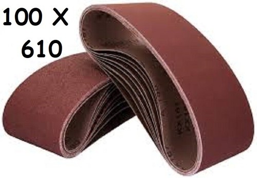 Nastri abrasivi 100mm 610mm - nastri, x